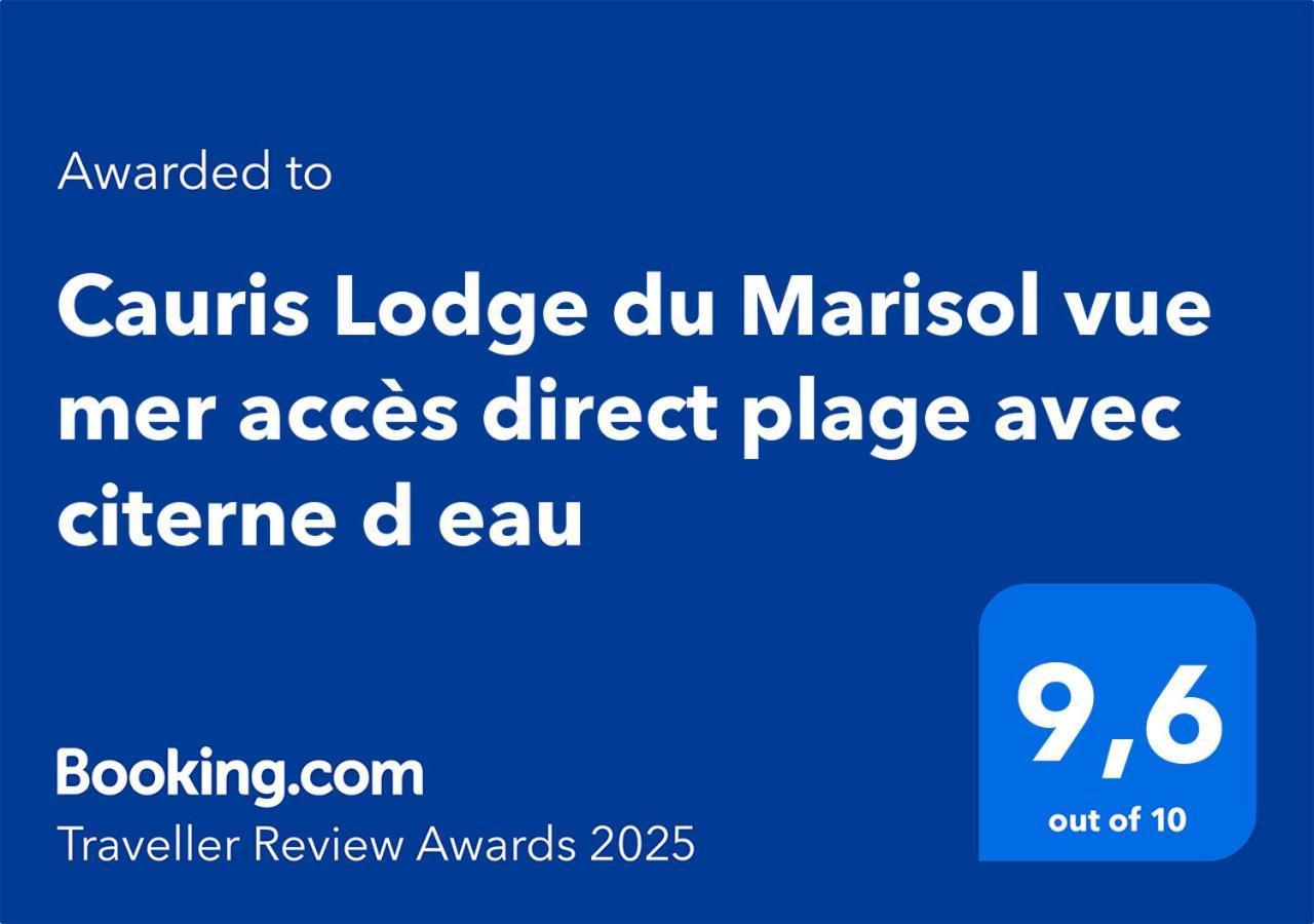 Cauris Lodge du Marisol vue mer accès direct plage Le Gosier  Esterno foto